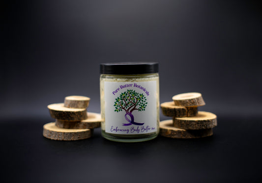 All Natural Muscle Butter Infused with Calendula Oil 2 oz Glass Jar