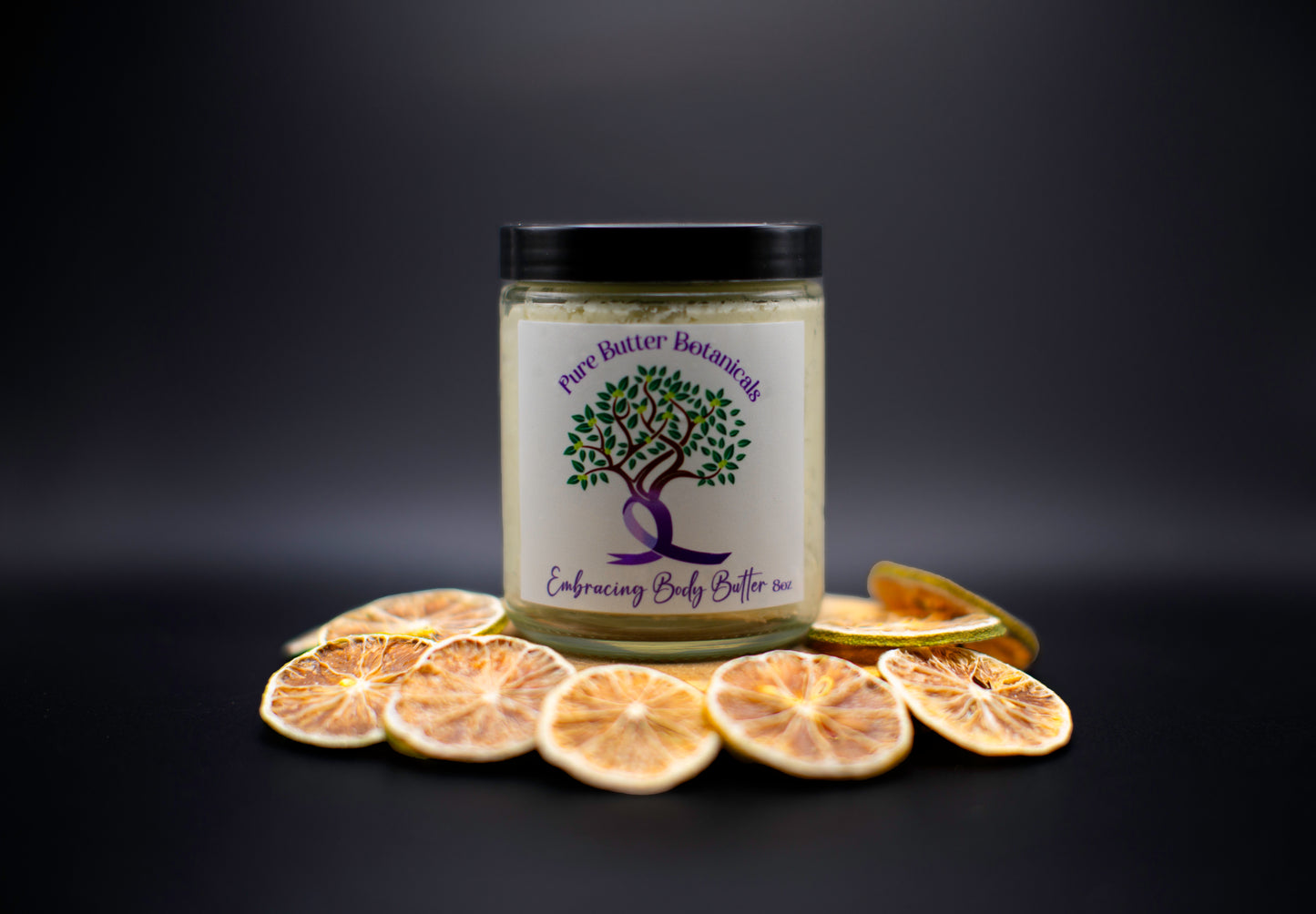 All natural Body Butter 2 oz glass Jar Infused with Calendula