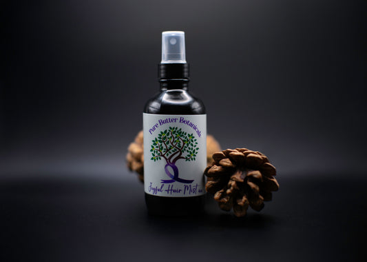 Rosemary Hair Mist  Infused with Calendula oil 2 oz Glass Spray Bottle
