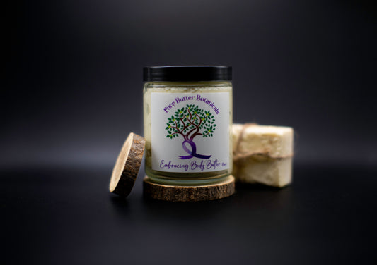 All Natural Muscle Butter Infused with Calendula Oil 8 oz Glass Jar