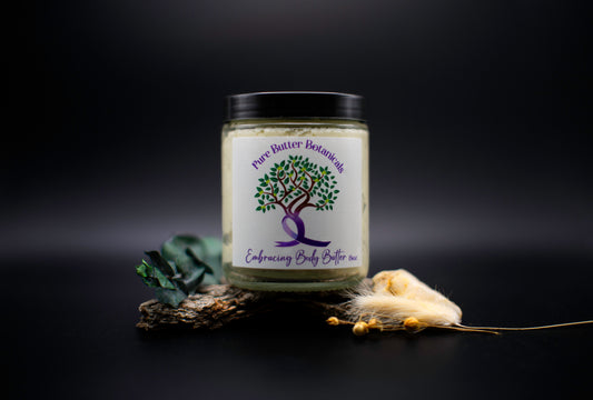All natural Body Butter 2 oz glass Jar Infused with Calendula
